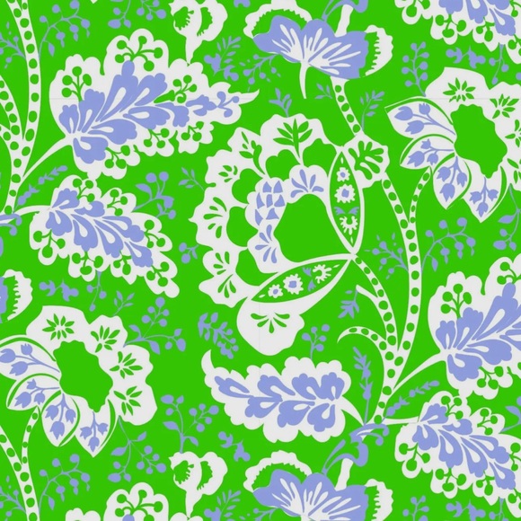 Gretchen Scott Designs Green Flora Floral Pajama Set NWT $130 - Picture 2 of 4